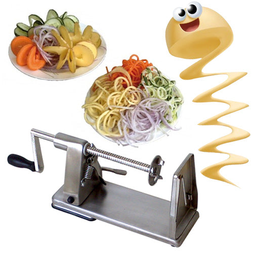 Macchina Taglia Patate a Spirale Twister Taglierina Julienne per Frutta Verdura Ortaggi Tagliapatate Chips prezzo