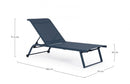 Set 2 Lettini Prendisole da Giardino 70x182x91,5h cm con Ruote Taylor Navy -3