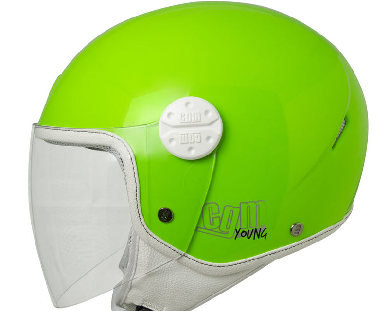 Casco Demi-Jet per Bambini Visiera Lunga CGM Varadero 206A Verde -2