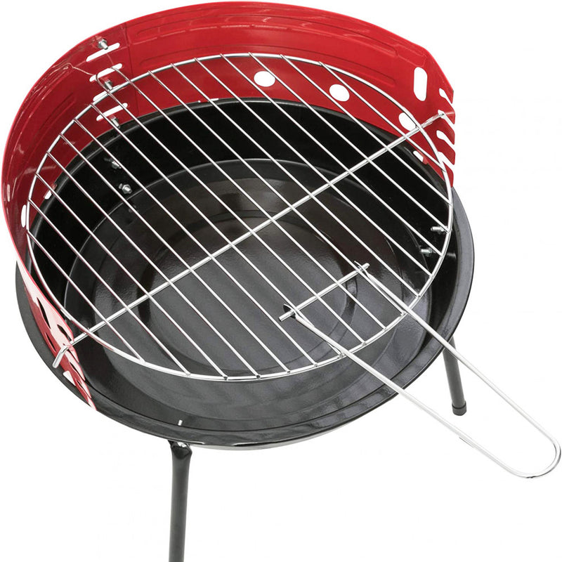 Barbecue a Carbonella 160x65x107,5 h cm in Metallo Nero