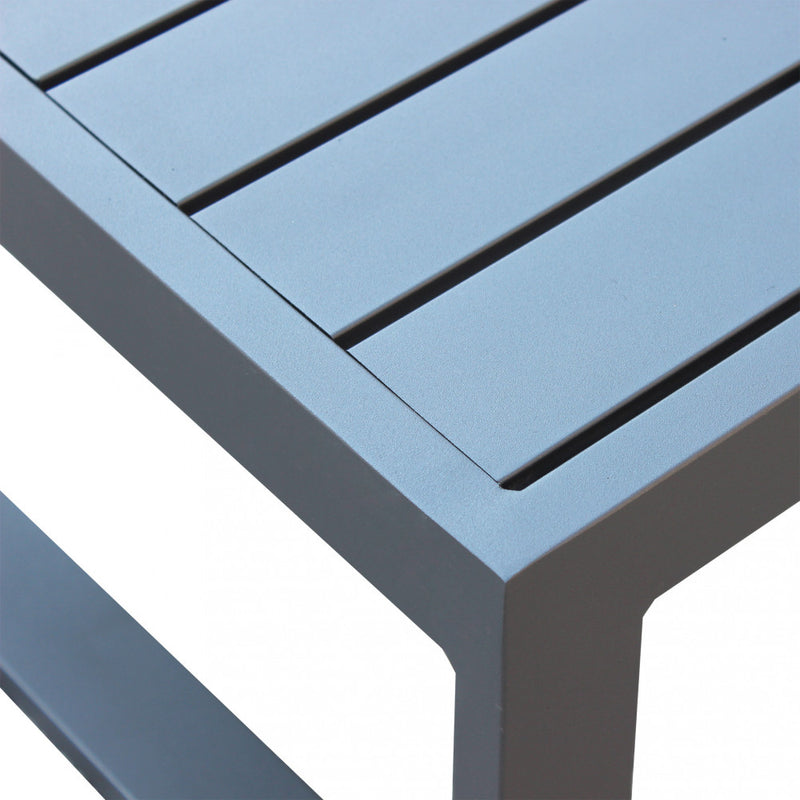 Tavolino Cuba 45x45x32 h cm in Alluminio Antracite-5