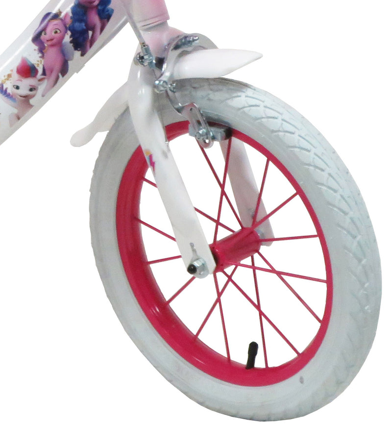 Bicicletta per Bambina 14" 2 Freni  My Little Pony Bianca-3