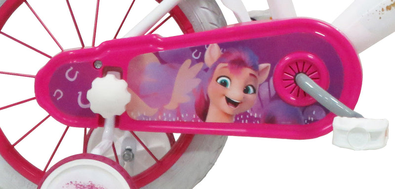 Bicicletta per Bambina 14" 2 Freni  My Little Pony Bianca-6