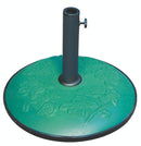 Base per Ombrellone da Giardino Ø50 cm 25 Kg in Ferro Soriani Verde-1