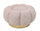 Pouf Ø 65x35 cm Florel in Bouclè Rosa Antico