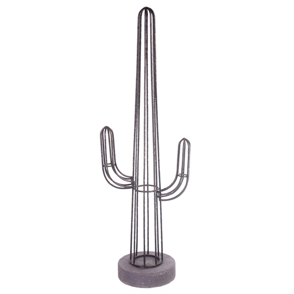 Profilo Cactus Artificiale in Metallo Altezza 91,5 cm Oro prezzo