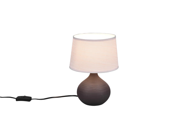 Lampada tavolo da Interno  E14 in Ceramica Marrone sconto