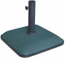 Base per Ombrellone da Giardino 45x45 cm 25 Kg in Ferro Soriani Verde-1