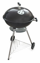 Barbecue a Carbone Carbonella Tondo con Ruote Soriani Nero-1