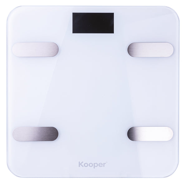 online Bilancia Pesapersona Digitale Max 180 Kg in Vetro con App Bluetooth Kooper  Bianco