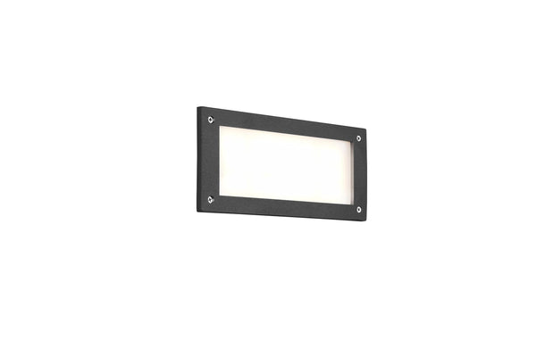 sconto Applique da Esterno a Led in Alluminio Antracite