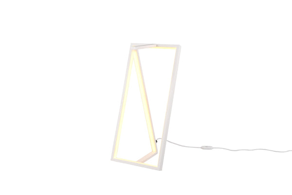 Lampada tavolo da Interno a led in Metallo Bianco Opaco sconto