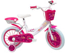 Bicicletta per Bambina 14" 2 Freni  Lolly Girl Bianca/Rosa-1