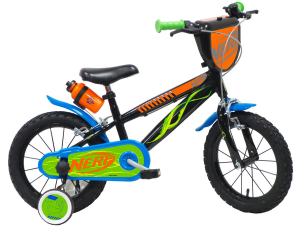 Bicicletta per Bambino 14” 2 Freni Nerf Nera prezzo