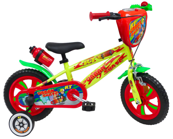 Bicicletta per Bambino 12” 1 Freno Gomme in EVA Urban Skate Gialla online