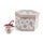 Set 14 Palle di Natale Ø8 cm in Polyfoam con Box Bianco e Rosso