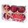 Set 6 Palle di Natale Ø6 cm in Plastica Rosso