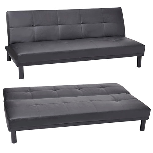 prezzo Divano Letto Prontoletto Click-Clack in Similpelle Nero