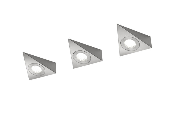 acquista Applique da Interno a LED in Metallo Nickel Opaco