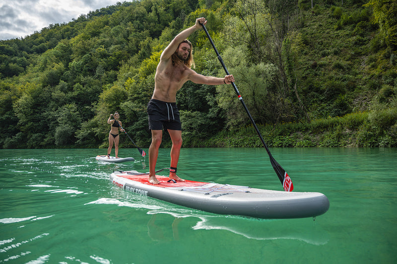 SUP Tavola Stand Up Paddle Gonfiabile 350x81x15 cm Jbay.Zone con Pagaia Zaino e Accessori Comet J3-6