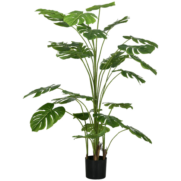 Pianta Artificiale Monstera da Interno e Esterno H180 cm con Vaso Verde online