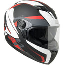 Casco Integrale per Scooter Visiera Lunga CGM Atlanta 308X Rosso Opaco -1