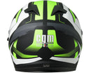 Casco Integrale per Scooter Visiera Lunga CGM Atlanta 308X Verde Fluo -2