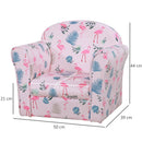 Poltroncina Mini per Bambini con Fenicotteri   Rosa-3