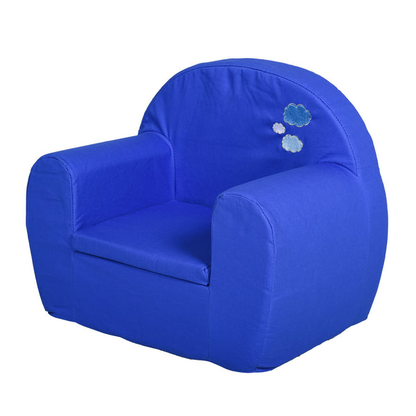 online Poltroncina Mini per Bambini 53x35x44,5 cm in Cotone  Blu
