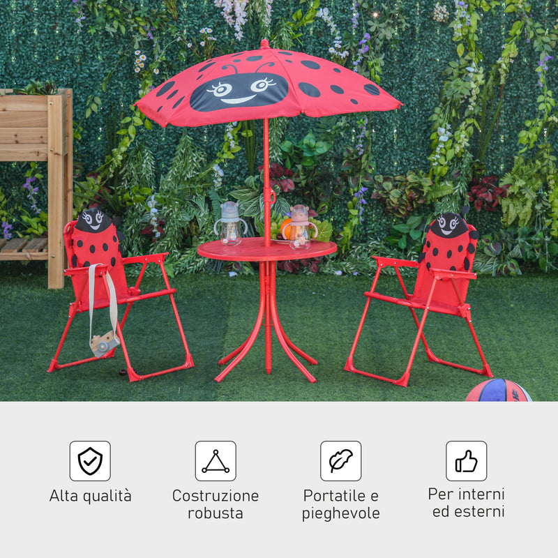 Set Tavolino e 2 Sedie Pieghevoli da Giardino in Acciaio e HDPE Grigio  Scuro – acquista su Giordano Shop