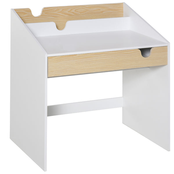 prezzo Scrivania con Libreria per Bambini 70x50x75 cm in Legno Bianca