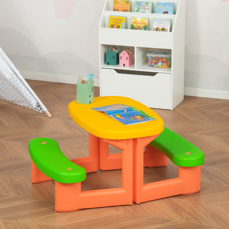 Tavolino con Panche per Bambini da Giardino in Legno – acquista su Giordano  Shop