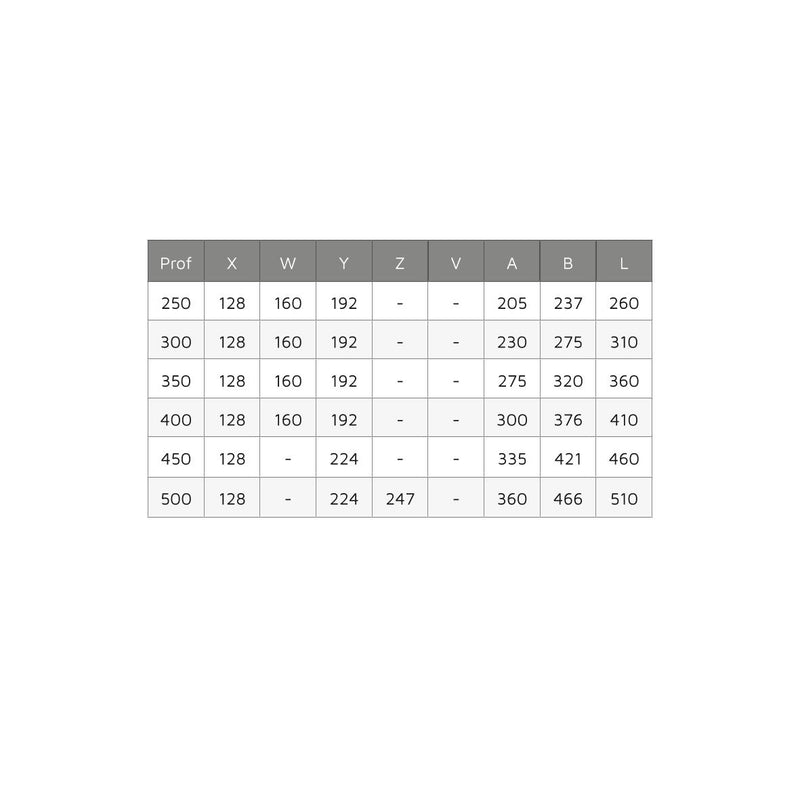 Guide a Scomparsa Silver per Cassetti ad Estrazione Totale P250 Zincato Bianco Acciaio Emuca-4