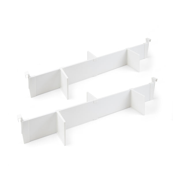 Set di Divisori Casseti Vertex-Concept L 900 Verniciato Bianco Alluminio e Tecnoplastic Emuca online