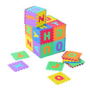 Tappeto da Gioco 36 Pezzi Puzzle in EVA con Numeri e Lettere 31x31 cm -6