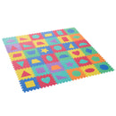 Tappeto Puzzle con Forme Geometriche 36 Tessere 31x31 cm Colorato -5