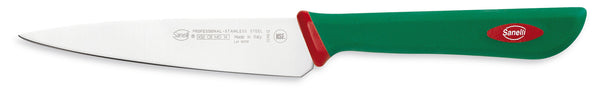 prezzo Coltello Spelucchino Lama 12 cm Manico Antiscivolo Sanelli Premana Verde/Rosso