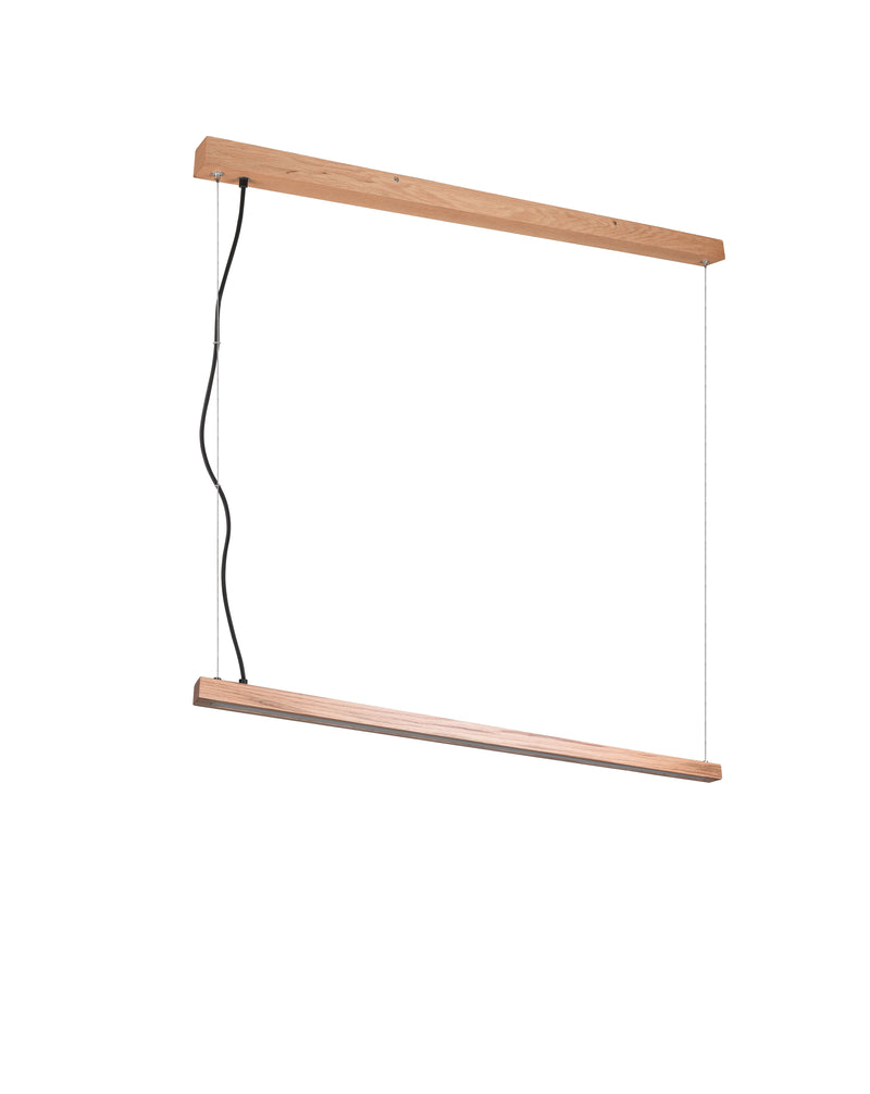 Lampada a Sospensione da Interno a led in Legno naturale Legno Naturale-1