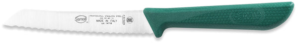 Coltello per Pomodoro Lama 12 cm Manico Antiscivolo Sanelli Skin Verde sconto