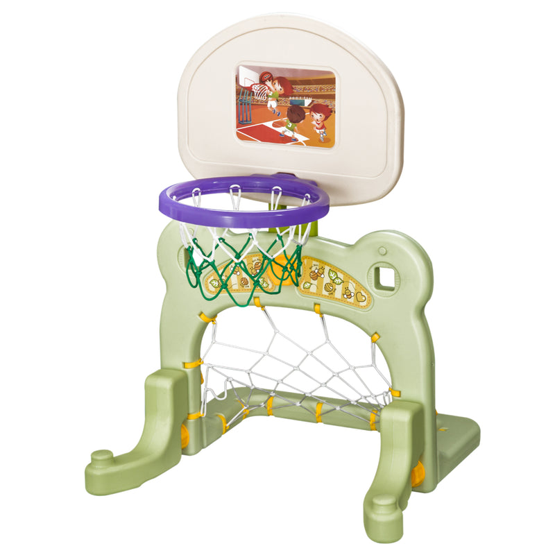 Porta da Calcio Canestro Basket 2 in 1 per Bambini dai 3 Anni -1