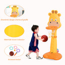 Canestro per Bambini Giraffa con Accessori   Giallo e Arancione-9