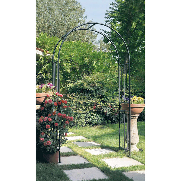 Arco da Giardino in Ferro 40x120xH218cm Rama Arch Verde – acquista su  Giordano Shop