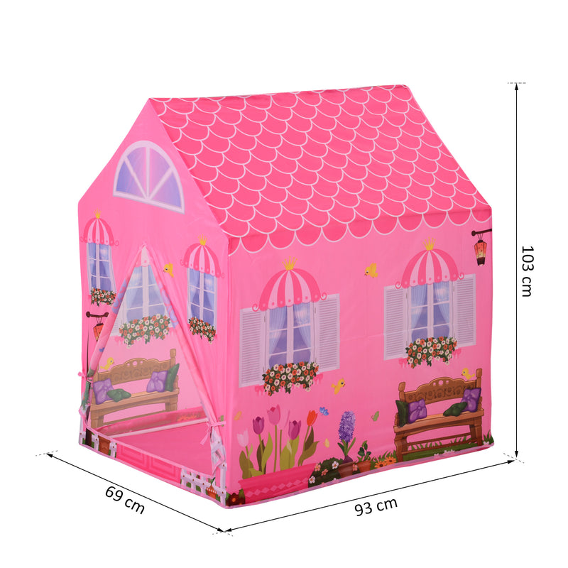 Tenda Casetta per Bambini 93x69x103 cm Principessa Rosa – acquista