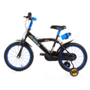 Bicicletta per Bambino 14" 2 Freni Batman Nera-3