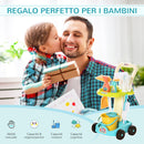 Set Pulizie Giocattolo per Bambini 30x29x55 cm 17 Accessori con Carrello-7