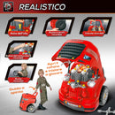 Officina Camion Giocattolo per Bambini 40x39x47 cm con 61 Accessori Rosso-5