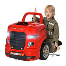 Officina Camion Giocattolo per Bambini 40x39x47 cm con 61 Accessori Rosso-8