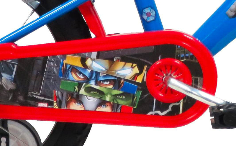 Bicicletta per Bambino 16" 2 Freni Marvel Avengers Multicolore-2