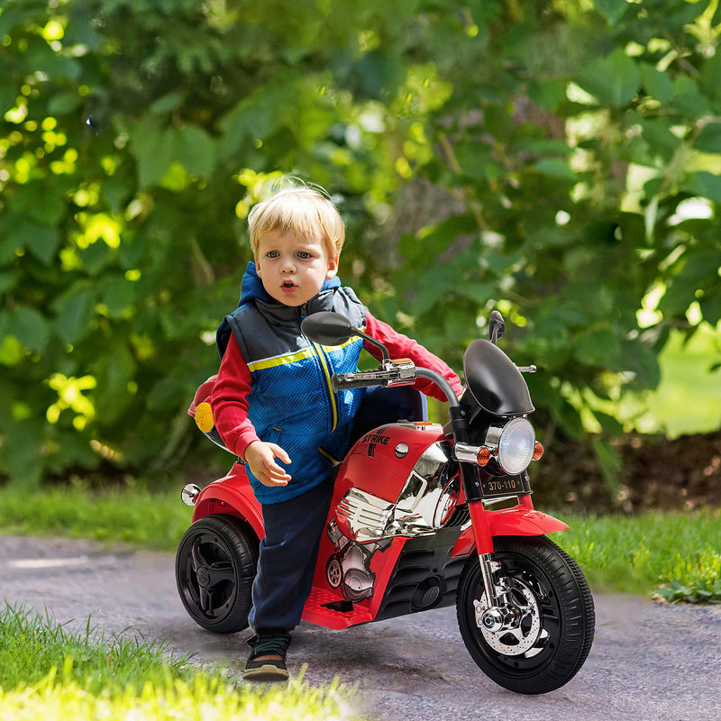 Moto Elettrica per Bambini 6V Nera e Rossa – acquista su Giordano Shop