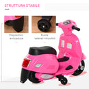 Piaggio Mini Vespa GTS Elettrica 6V per Bambini Rosa-6